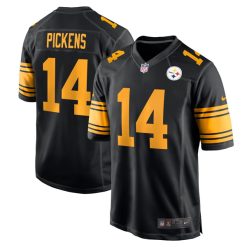 George Pickens Pittsburgh Steelers Black Alternate Game Jersey - All Stitched