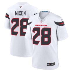Joe Mixon Houston Texans White Game Jersey - All Stitched
