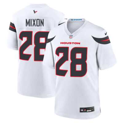 Joe Mixon Houston Texans White Game Jersey - All Stitched