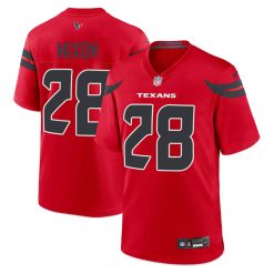 Joe Mixon Houston Texans Red Game Jersey - All Stitched