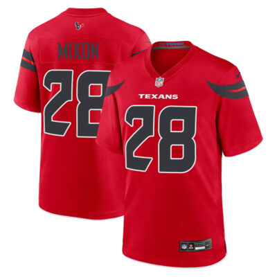 Joe Mixon Houston Texans Red Game Jersey - All Stitched