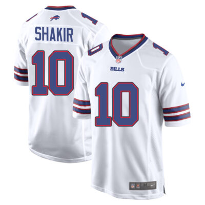 Khalil Shakir Buffalo Bills White Game Jersey - All Stitched
