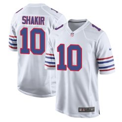 Khalil Shakir Buffalo Bills Alternate White Game Jersey - All Stitched