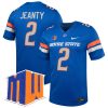 Ashton Jeanty Boise State Broncos Football Royal Home Jersey w/ MWC Patch - All Stitched