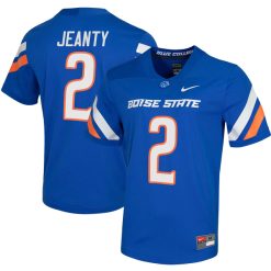Ashton Jeanty Boise State Broncos Football Royal Untouchable Jersey - All Stitched