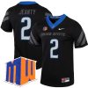 Ashton Jeanty Boise State Broncos Football Black Untouchable Jersey w/ MWC Patch - All Stitched