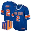 Ashton Jeanty Boise State Broncos Football Royal Colosseum Retro Jersey Jersey w/ MWC Patch - All Stitched