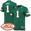 Cam Ward Miami Hurricanes Football Green Alternate Jersey - All Stitched
