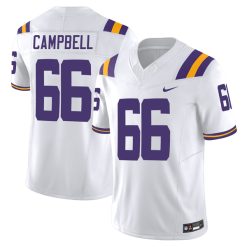 Will Campbell LSU Tigers Football White Vapor F.U.S.E Limited Jersey - All Stitched