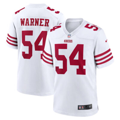 Fred Warner San Francisco 49ers White Game Jersey - All Stitched