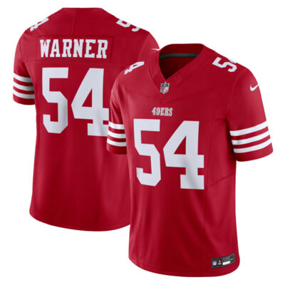 Fred Warner San Francisco 49ers Scarlet Vapor F.U.S.E Limited Jersey - All Stitched