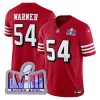 Fred Warner San Francisco 49ers Scarlet Alternate Vapor F.U.S.E Limited Jersey - All Stitched