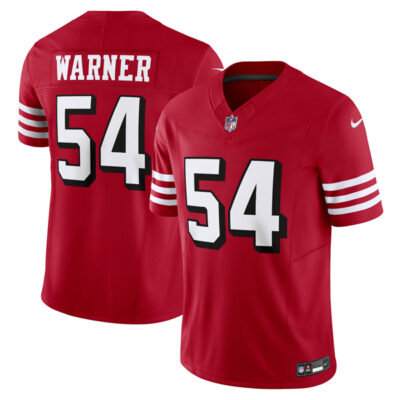 Fred Warner San Francisco 49ers Scarlet Alternate Vapor F.U.S.E Limited Jersey - All Stitched