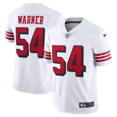 Fred Warner San Francisco 49ers White 2nd Alternate Vapor F.U.S.E Limited Jersey - All Stitched