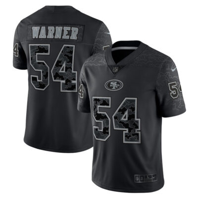 Fred Warner San Francisco 49ers Black RFLCTV Limited Jersey - All Stitched