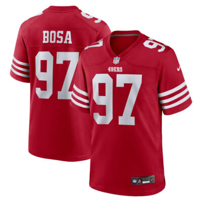 Nick Bosa San Francisco 49ers Scarlet Game Jersey - All Stitched