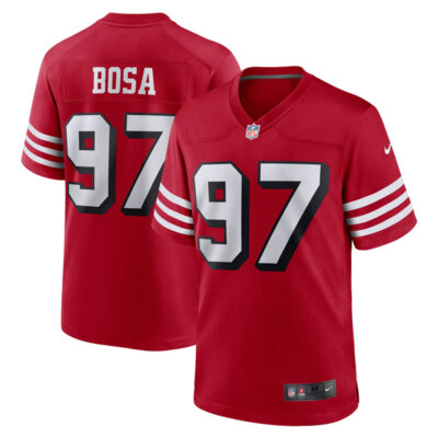 Nick Bosa San Francisco 49ers Scarlet Alternate Game Jersey - All Stitched