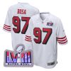 Nick Bosa San Francisco 49ers White 2nd Alternate Game Jersey - All Stitched