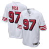 Nick Bosa San Francisco 49ers White 2nd Alternate Game Jersey - All Stitched