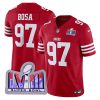 Nick Bosa San Francisco 49ers Scarlet Vapor F.U.S.E Limited Jersey - All Stitched