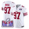 Nick Bosa San Francisco 49ers White Vapor F.U.S.E Limited Jersey - All Stitched