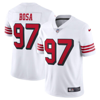 Nick Bosa San Francisco 49ers White 2nd Alternate Vapor F.U.S.E Limited Jersey - All Stitched