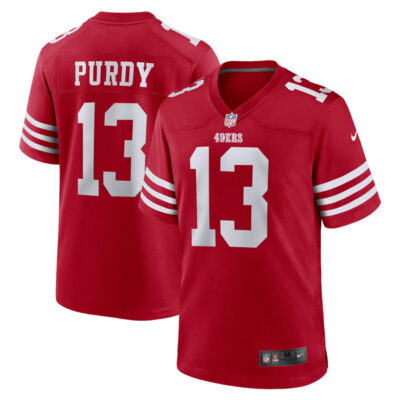 Brock Purdy San Francisco 49ers Scarlet Game Jersey - All Stitched
