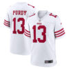 Brock Purdy San Francisco 49ers White Game Jersey - All Stitched