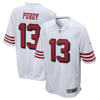 Brock Purdy San Francisco 49ers White 2nd Alternate Game Jersey - All Stitched