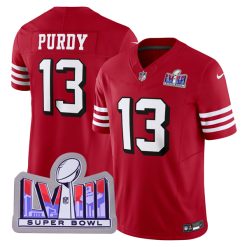 Brock Purdy San Francisco 49ers Scarlet Alternate Vapor F.U.S.E Limited Jersey - All Stitched
