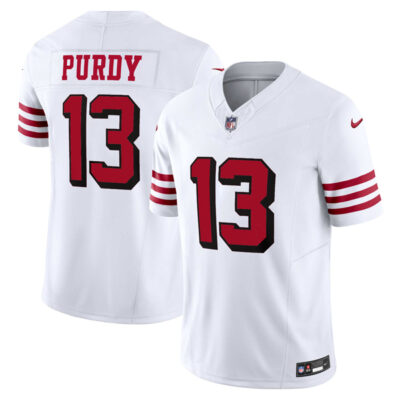 Brock Purdy San Francisco 49ers White 2nd Alternate Vapor F.U.S.E Limited Jersey - All Stitched