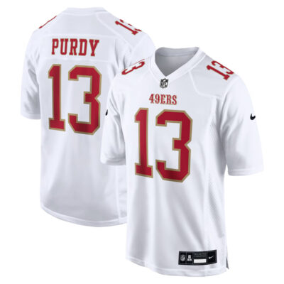 Brock Purdy San Francisco 49ers White Fashion Jersey - All Stitched