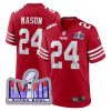 Jordan Mason San Francisco 49ers Scarlet Game Jersey - All Stitched