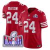 Jordan Mason San Francisco 49ers Scarlet Vapor F.U.S.E Limited Jersey - All Stitched