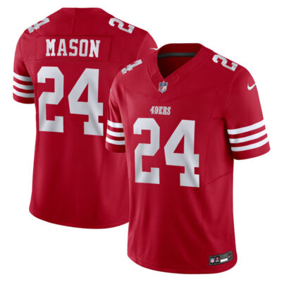 Jordan Mason San Francisco 49ers Scarlet Vapor F.U.S.E Limited Jersey - All Stitched