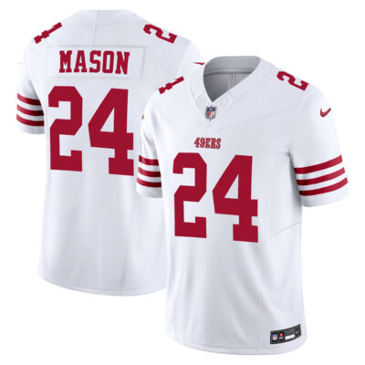 Jordan Mason San Francisco 49ers White Vapor F.U.S.E Limited Jersey - All Stitched