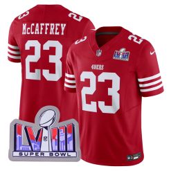 Christian McCaffrey San Francisco 49ers Scarlet Vapor F.U.S.E Limited Jersey - All Stitched