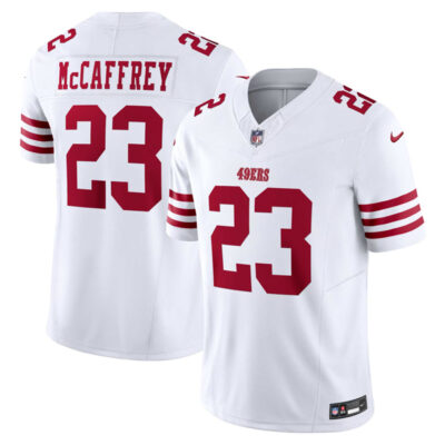 Christian McCaffrey San Francisco 49ers White Vapor F.U.S.E Limited Jersey - All Stitched