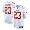 Christian McCaffrey San Francisco 49ers White Fashion Jersey - All Stitched