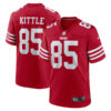 George Kittle San Francisco 49ers Scarlet Game Jersey - All Stitched