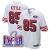 George Kittle San Francisco 49ers White 2nd Alternate Game Jersey - All Stitched