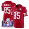 George Kittle San Francisco 49ers Scarlet Vapor F.U.S.E Limited Jersey - All Stitched