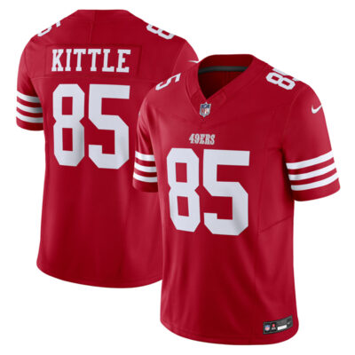 George Kittle San Francisco 49ers Scarlet Vapor F.U.S.E Limited Jersey - All Stitched