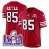 George Kittle San Francisco 49ers Scarlet Alternate Vapor F.U.S.E Limited Jersey - All Stitched