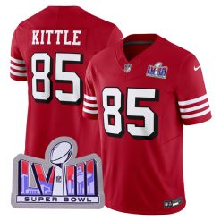 George Kittle San Francisco 49ers Scarlet Alternate Vapor F.U.S.E Limited Jersey - All Stitched