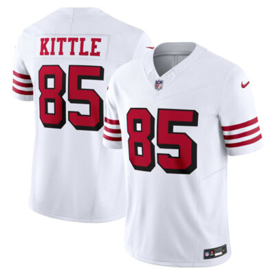 George Kittle San Francisco 49ers White 2nd Alternate Vapor F.U.S.E Limited Jersey - All Stitched