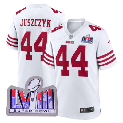 Kyle Juszczyk San Francisco 49ers SBLVIII White Game Jersey - All Stitched