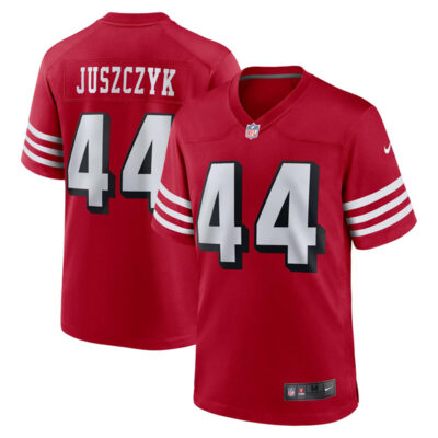 Kyle Juszczyk San Francisco 49ers Scarlet Alternate Game Jersey - All Stitched