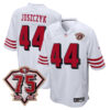 Kyle Juszczyk San Francisco 49ers 75th Anniversary White 2nd Alternate Game Jersey - All Stitched