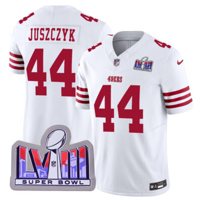 Kyle Juszczyk San Francisco 49ers SBLVIII White Vapor F.U.S.E Limited Jersey - All Stitched